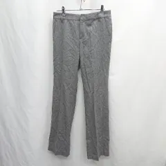 ◇ Θ グリーンレーベル リラクシング シンプル スラックス サイズ38 グレー系 メンズレディース E  【1505220004306】