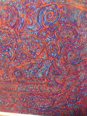 アート　アクリル絵画(イラストボード)40×58「無題」