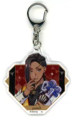 【中古】キーホルダー ジャミル・バイパー 「ディズニー ツイステッドワンダーランド おめかしバースデー フェア in アニメイト トレーディングアクリルキーホルダーvol.2 おめかしバースデーver.」