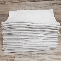 未使用タオル４枚　纏め売り タオル フェイスタオル 10枚 セット まとめ買い ふわりら10枚セット 白