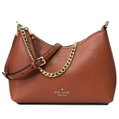 ケイトスペード バッグ katespade レザー ジッピー コンバーチブル チェーン クロスボディ 2way 斜めがけ ショルダー クラッチ ハンドバッグ ウォームジンジャー K9374