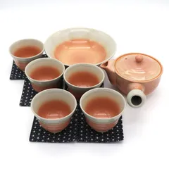 有田焼・茶器セット・急須・湯呑・茶托・盛鉢・No.201103-53・梱包サイズ100