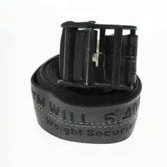 off-white インダストリアルベルト　黒　コットン素材 off white Off-White オフホワイト INDUSTRIAL BELT