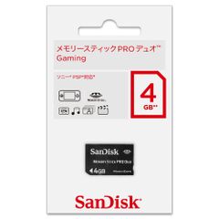 サンディスク ・ メモリースティック PRO Duo Gaming <4GB> NEWパッケージ版 (正規代理店品)