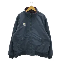 【中古】L.L.Bean ナイロンフリースジャケット L ネイビー エルエルビーン[10]