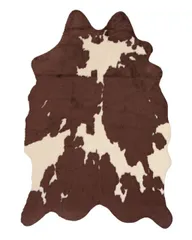 ️【全国送料無料】アメリカ　買い付け品　本物　牛革　ラグ　265x 185 クーポン配信中牛革ラグ 1.4 x 1.5mフェイクカウハイド