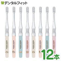 Ciエリート歯ブラシ OSAMU 12本入り 1箱 超先細毛+フラット毛 スパイラル毛 Mふつうオサム キャラクター 4柄アソート