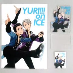 [중고] 기타 잡화 (캐릭터) 용리 & 빅토르 상품 세트 (엑시비션 ver.) [유리!!! on ICE] AnimeJapan 2018 상품