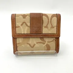 新品未使用品　コーチ　coach 折り財布　ミニ財布　シグネチャー 2025年最新】COACH 折り財布の人気アイテム - メルカリ