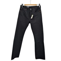 W32 未使用品 Levi's PREMIUM リーバイス プレミアム 00501-0165 ブラック ボタンフライ BIGE 革パッチ