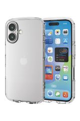 【数量限定】LITE クリア クリア SLIM TOUGH ワイヤレス充電対応 ストラップホルダーシート付 4つ角エアークッション ストラップホール付き PM-A24ATSLUCCR ソフト 衝撃吸収 耐衝撃 ケース 16 iPhone エレコム