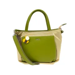 IBIZA イビサ 2WAYバッグ  レザー×ナイロン    グリーン/ベージュ レディース / 240001164071