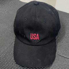 USA キャップ　ブラック　NATURAL BLOOD