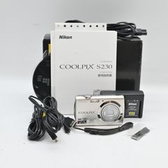 【並品】Nikon デジタルカメラ COOLPIX (クールピクス) S230 ソリッドシルバー S230SL