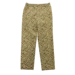 未使用 UNITED ARROWS ユナイテッドアローズ ゴブラン織り イージー パンツ スラックス ストレッチ 36 ベージュ レディース 古着 中古 USED