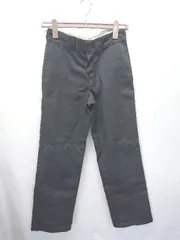 ◇ Θ Dickies ディッキーズ コットン100% ストレート パンツ ブラック系 レディース E  【1507100011206】