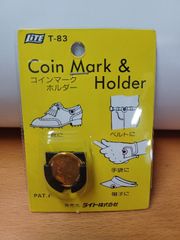 新品 訳あり コインマークホルダー　/　ループマーク
