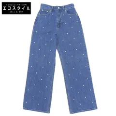 AMERI★SCATTERED PEARL DENIM パール　デニム　26 Ameri（アメリ）の「SCATTERED PEARL DENIM（デニムパンツ
