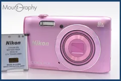 ニコン COOLPIX A300 ピンク ジャンク　デジカメ　　　バッテリー付き COOLPIX ニコン コンデジ Nikon A300 ピンク 中古 Wi-Fi搭載 SD