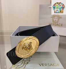 【今日WTO】Versace ヴェルサーチ レザーベルト-1-EDJ21