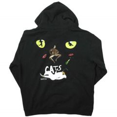 BOYS OF SUMMER x Better Gift Shop ボーイズオブサマー ベターギフトショップ 別注 Cats Hooded Sweatshirt Playbill 裏起毛 スウェットプルオーバーパーカー XL BLACK HOODIE