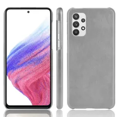 Galaxy A53 5G ケース SC-53C SCG15 ギャラクシーa53 レザー ハード ケース 【Color】 グレー