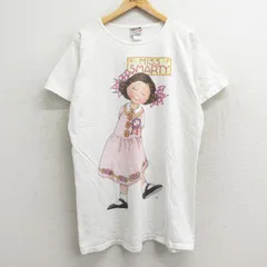 古着 半袖 ビンテージ Tシャツ ワンピース レディース 90s メアリーエンゲルブライト 女の子 ロング丈 コットン クルーネック 白 ホワイト 