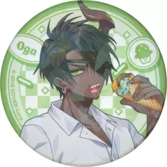 【中古】バッジ・ビンズ 荒咬オウガ 「バーチャルYouTuber ホロスターズ 夏だッ!アイスだッ!ホロスターズだッ!!フェア/アニメイトオンリーショップ キャラバッジコレクション」