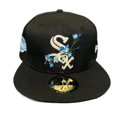 New Era 59FIFTY Side Patch Bloomホワイトソックス