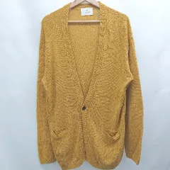 ◇ ⊂ Sonny Label サニーレーベル コットン100％ 長袖 ロングカーディガン サイズM イエロー系 レディース E  【1508060026545】