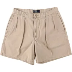 古着 ラルフローレン Ralph Lauren POLO by Ralph Lauren ツータック チノショーツ ショートパンツ メンズw33相当/eaa577625