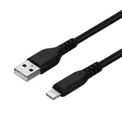 【 新品 未開封 】 OWLTECH やわらか超タフで断線に強い 耐屈曲10万回以上 急速充電2.4A/データ転送 Type-A to Lightningケーブル ブラック OWLCBA4LA5BK 未使用 送料無料