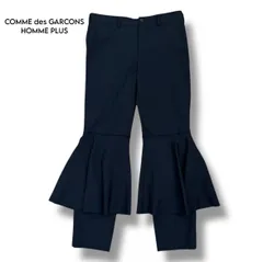 COMME des GARÇONS フリルパンツ COMME des GARCONS コムデギャルソンCOMME 製品染めフリルライン