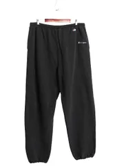 【お得なクーポン配布中!】 90s チャンピオン ポケット付き スウェット パンツ メンズ XXL / オールド 裏起毛 スクリプト ロゴ 目付き ヘビーウェイト 大きいサイズ 黒