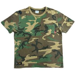 ダブルタップス WTAPS ■ 2013 SNEAK COLLECTION【 Camouflage Crewneck T-Shirt 132ATDT-CSM03S 】カモフラージュ クルーネック Tシャツ