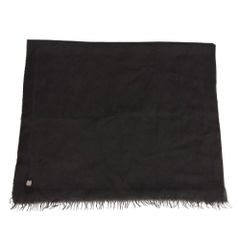 CHROME HEARTS クロムハーツ CHプラス クロス 総柄 カシミア ストール シルバーデュブレ ブラック 正規品 / 40144
