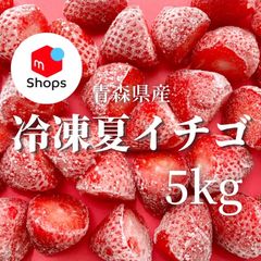 【減農薬】青森県産　冷凍　夏イチゴ　5kg 冷凍イチゴ
