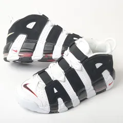 26cm ナイキ エア モアアップテンポ ホワイト ブラック スニーカー