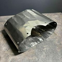 超軽量　ウィンドウスクリーン　風防　チタニウム　UL　キャンプ　登山　15cm