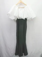 ◇ ⊂ Louere ルエレ 膝下丈 ワンピース サイズM ブラック系 レディース E  【1506190006505】