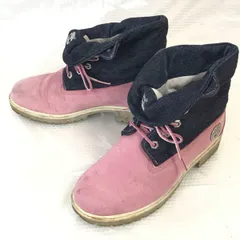 みかん⭐︎Timberland☆ピンク レザーハイカットブーツ Timberland × Jimmy Choo ピンクブーツ - メルカリ