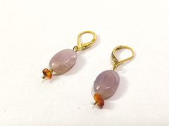 【年末SALE】天然石　ピアス　#E85