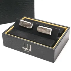Dunhill ダンヒル カフス ロゴ カフリンクス カフスボタン シルバー