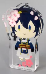 【中古】アクリルスタンド・アクリルパネル 三日月宗近 御伴散歩 さくら装備 アクリルブロック 「刀剣乱舞-ONLINE- 大本丸博 2025」