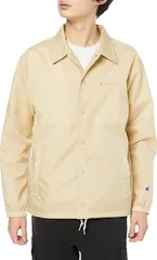 【新品】Champion(チャンピオン) メンズ COACH JACKET カジュアルウェア 長袖ジャケット　ベージュ C3T606-780