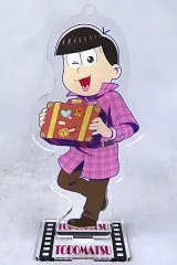 【中古】キーホルダー・マスコット(キャラクター) トド松 スタンド付きビッグアクリルキーホルダー ～探偵ver.～ 「セガコラボカフェ えいがのおそ松さん」