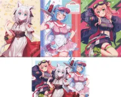 【中古】クリアファイル 全4種セット オリジナルA5クリアファイル 「バーチャルYouTuber ホロライブ×ファミリーマート」 対象商品購入特典
