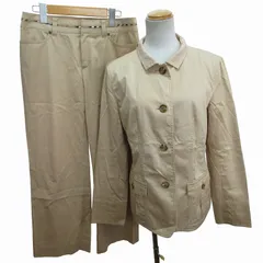 バーバリー BURBERRY セットアップ スーツ ジャケット パンツ ノバチェック切替 42 L ベージュ ■GY09 /FK 0709のサムネイル