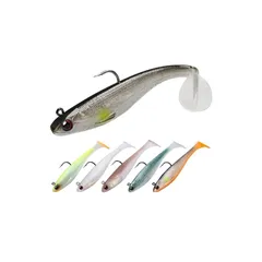 TRUSCEND伝盛 フック付き 1：50 超耐久性TPE製のルアー 精良な工芸 本物そっくりのエビ/ザリガニ/シャッド型ルアー 草掛かりしにくくて シーバス トラウト 青物 サワラその他各種の魚に適用 海水・淡水適用 別々に保管し 1