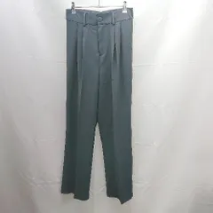 ◇ me+emselect 無地、2タッグ スラックス サイズL グレー レディース E  【1301230018124】
